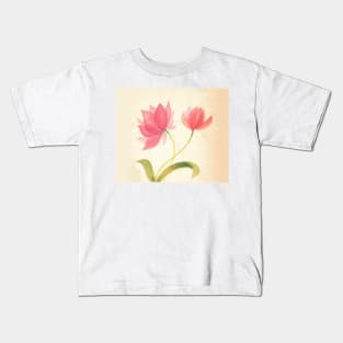 They fall in love with the sun, the flowers Kids T-Shirt